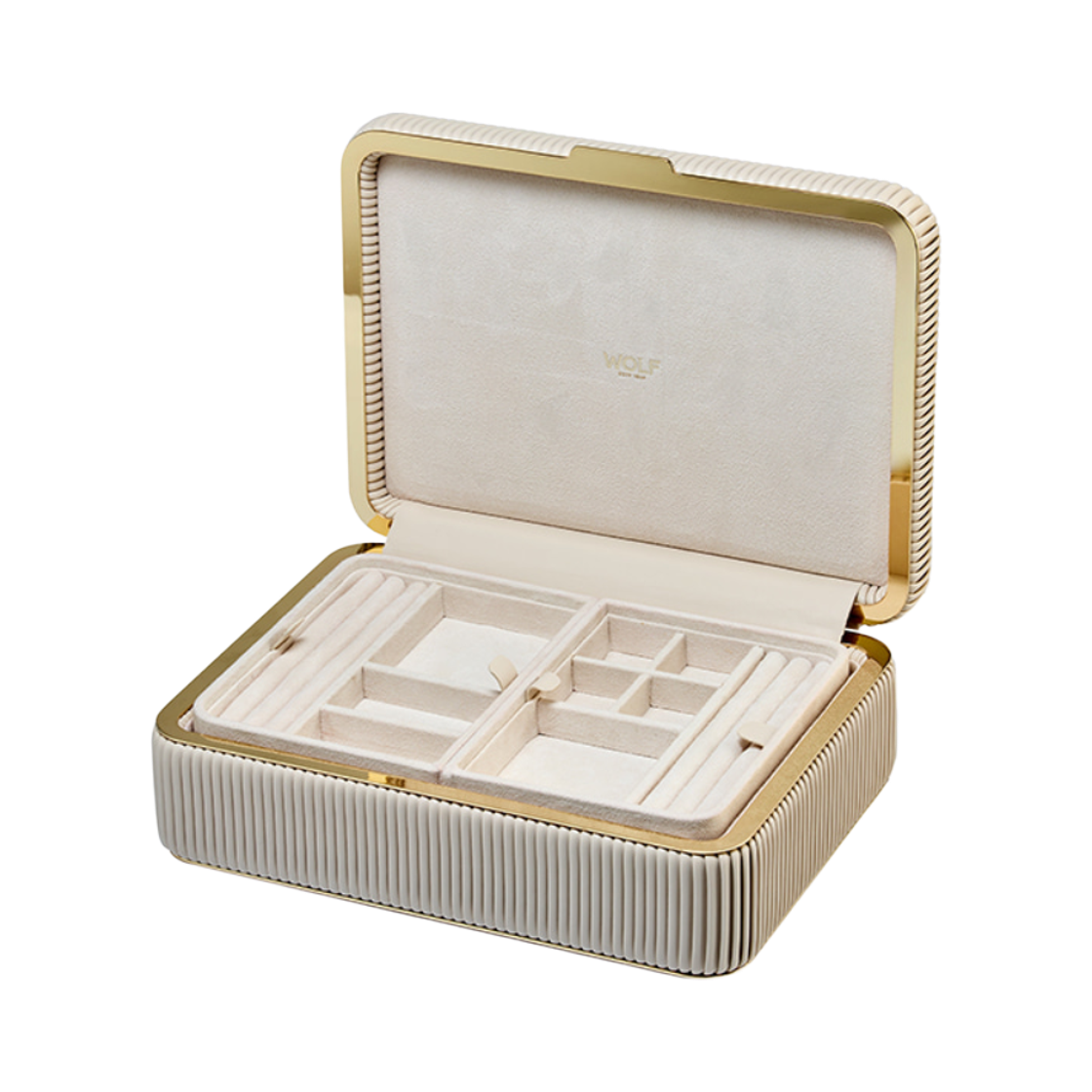 울프 1834 벨라 미디움 쥬얼리 박스 본(Wolf 1834 Bella Medium Jewelry Box Bone) - 2