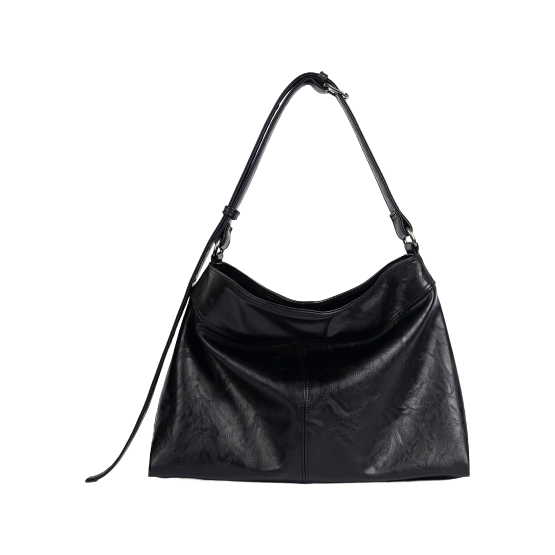 하아카이브 x 해수 컨투어 레더 벨티드백(Hah Archive x Haesu Contour Belted Bag Leather Black)
