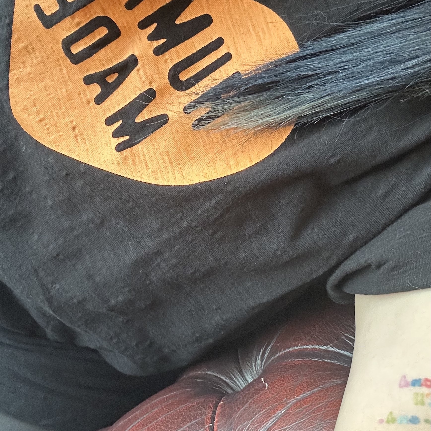 Human Made Heart T-Shirt Black Orange - Shibuya Parco Store Exclusive 착용 스타일