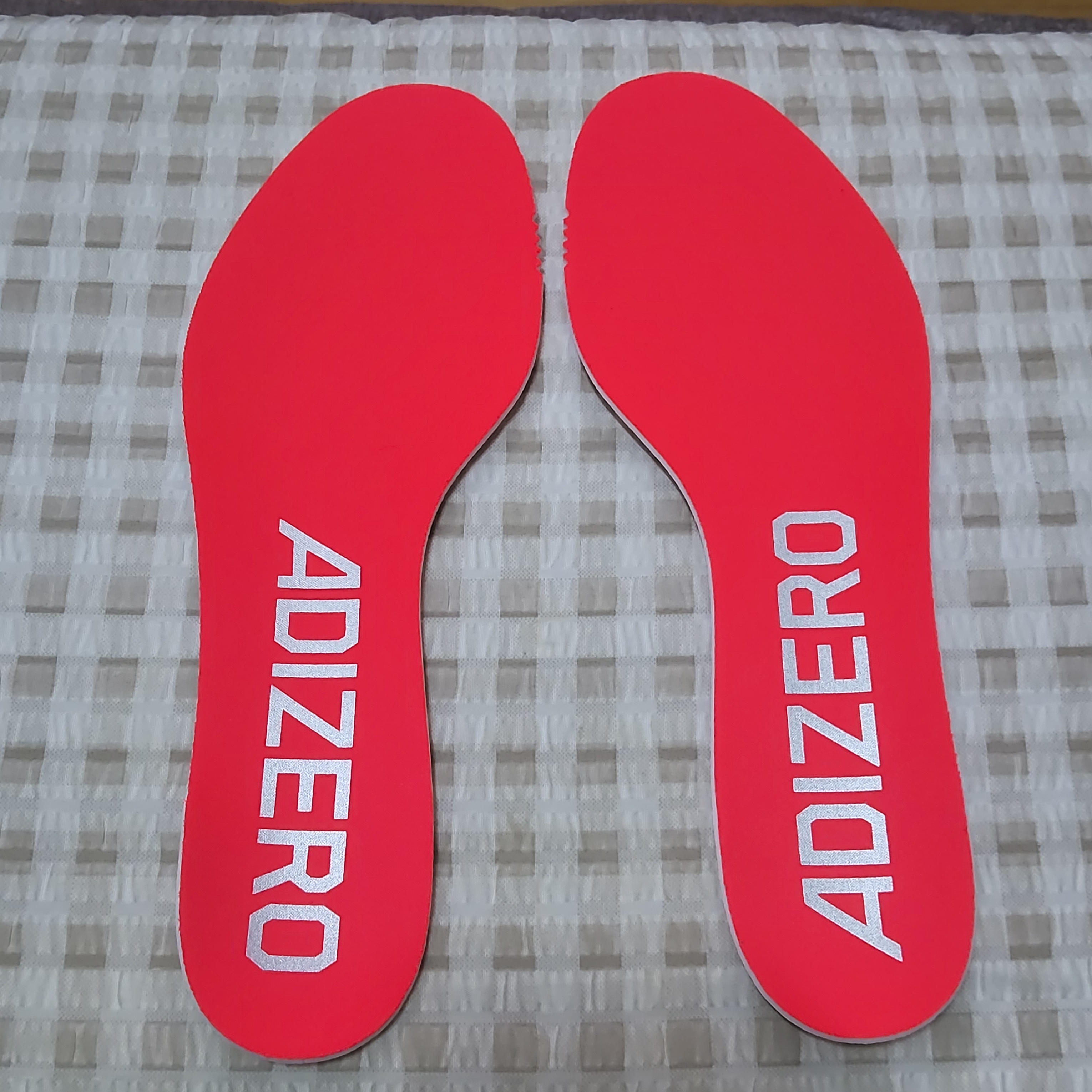 Adidas Adizero EVO SL Woven Solar Blue Silver Metallic 착용 스타일 - 9