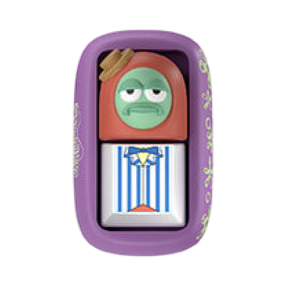 소프 스튜디오 스폰지밥 키캡 신사 물고기 (개봉 박스)(Soap Studio SpongeBob SquarePants Keycap Gentleman Fish (Opened Case))