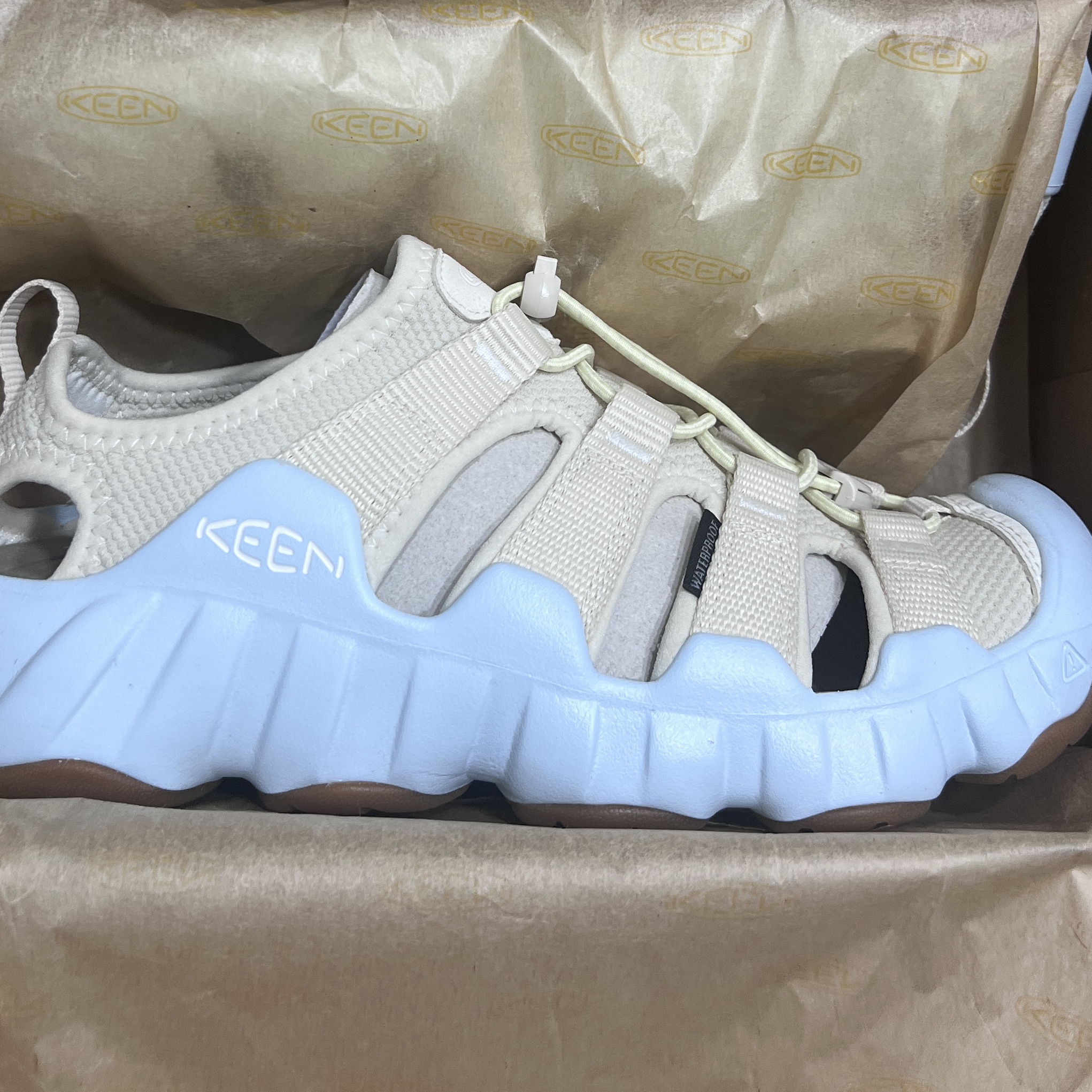 (W) Keen Hyperport H2 Sandal Ballad Blue Birch 착용 스타일