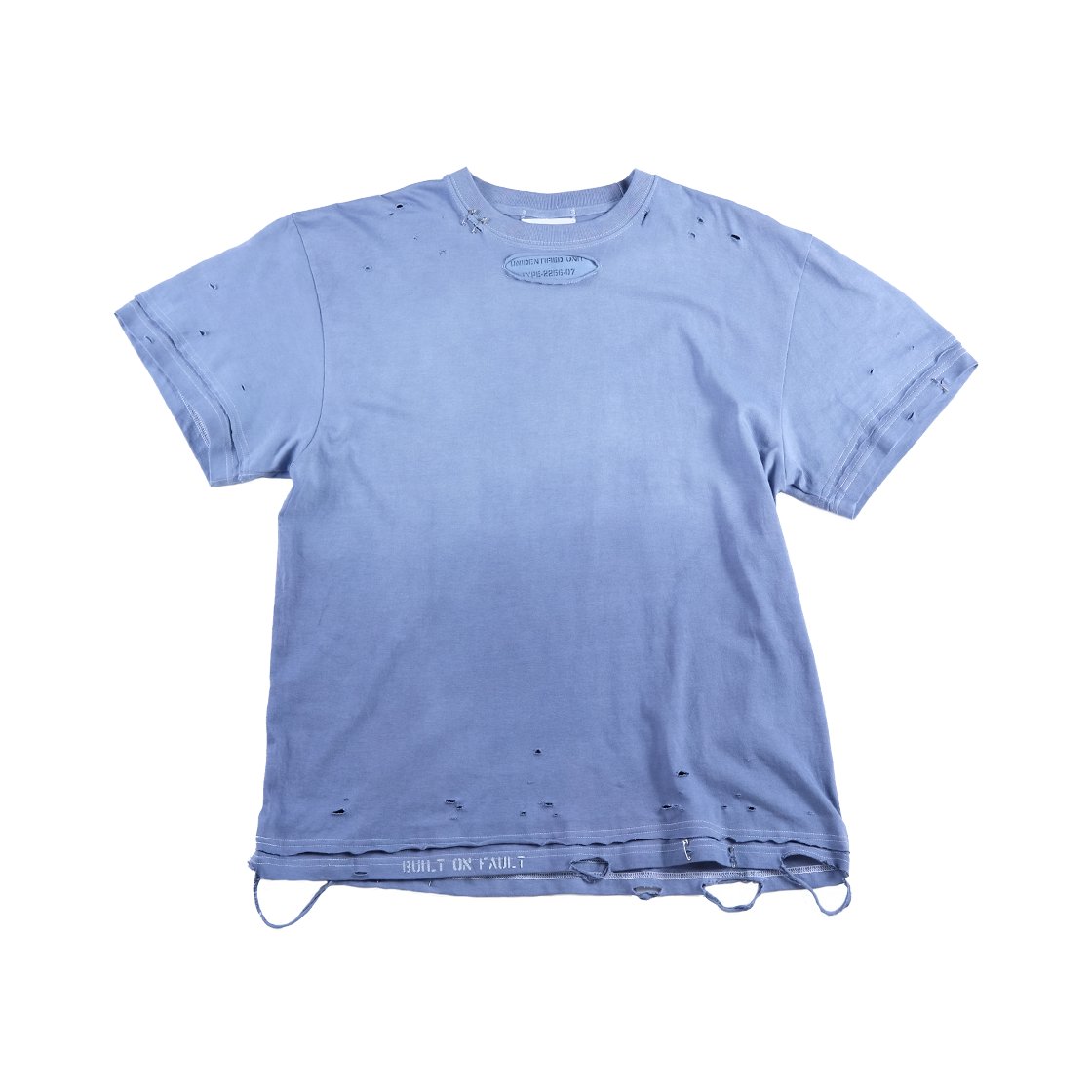 레저렉션13 폴트 빌트 그래픽 반팔 티셔츠 인디고(Resurrection13 Fault-Built T-Shirt Indigo)