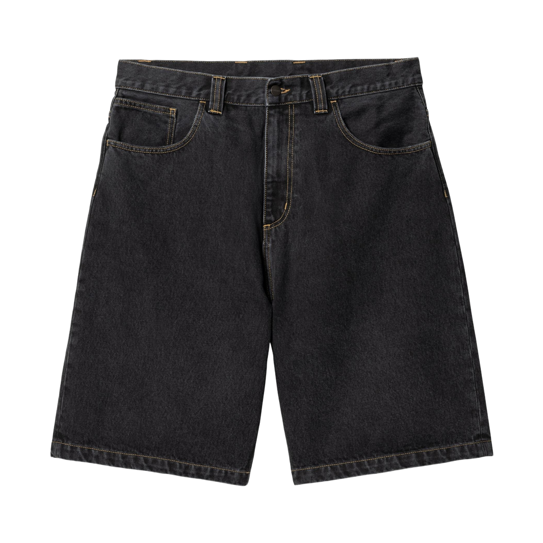 칼하트 WIP 브랜돈 쇼츠 블랙 스톤 워시드(Carhartt WIP Brandon Short Black Stone Washed) - 1