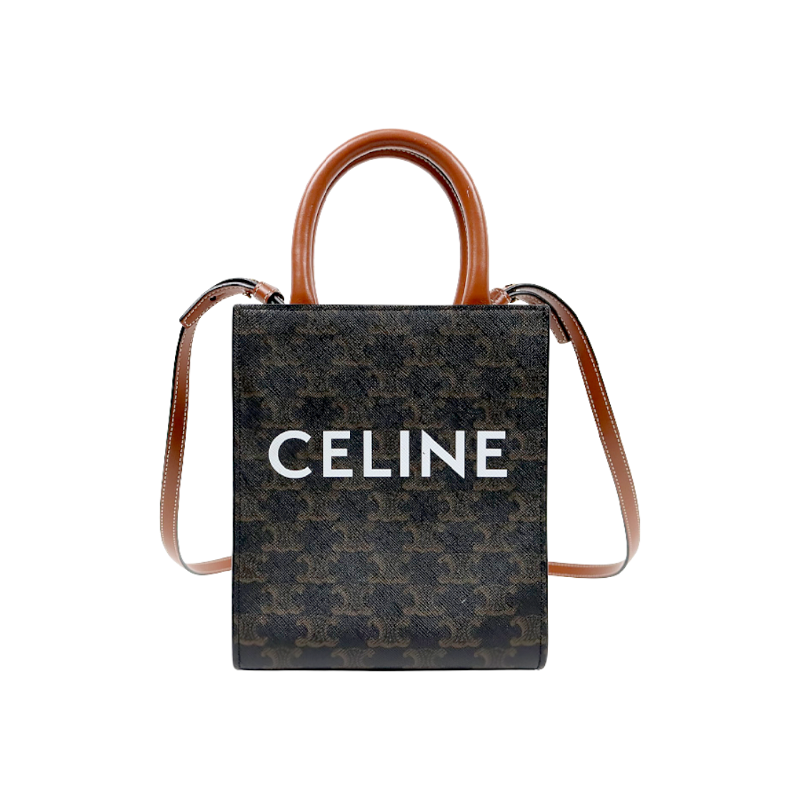 ITWAPMOHGDEV Celine Black Mini Vertical Cabas Bag C-A60408