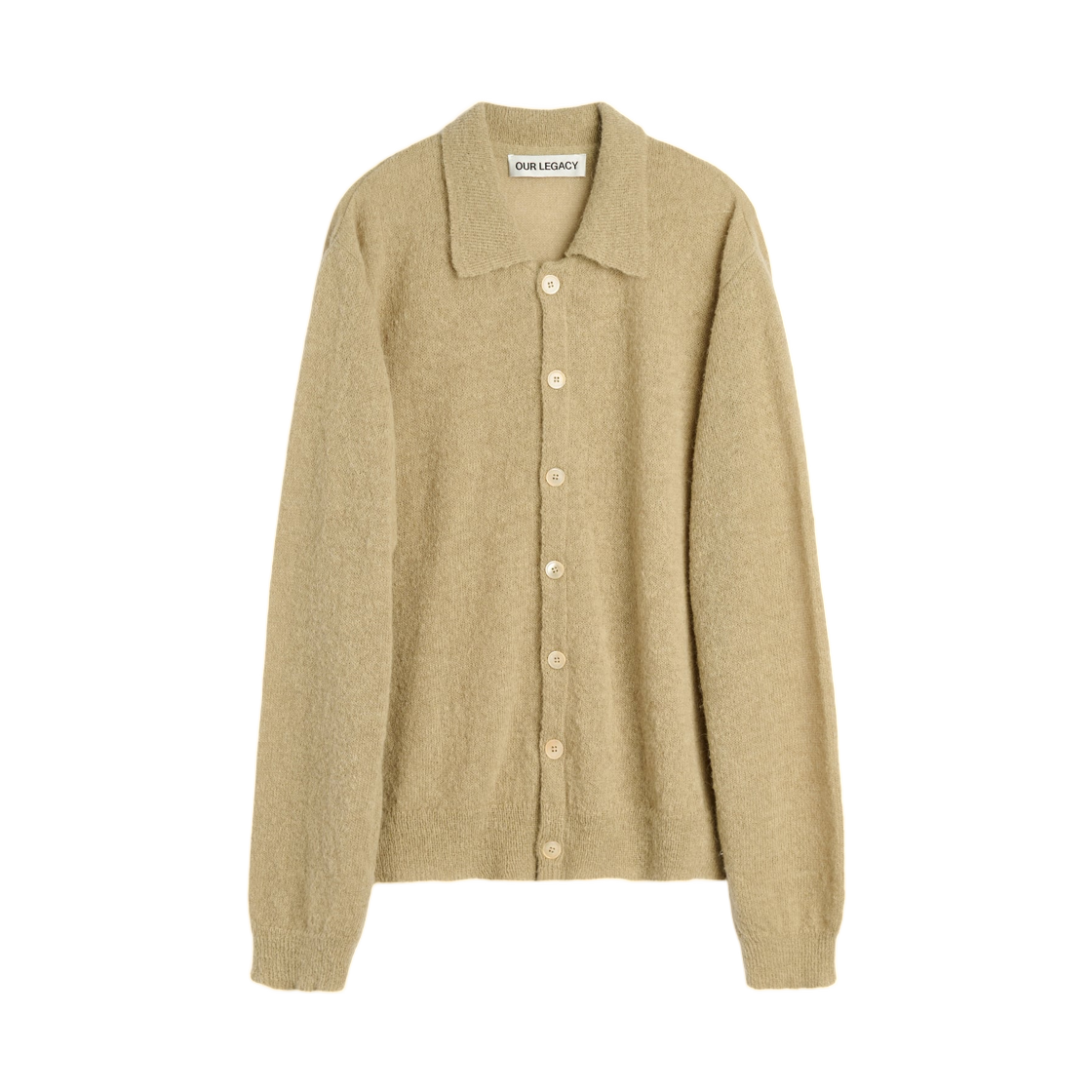 M4263ES Our Legacy Evening Polo Soft Sage Fuzzy Alpaca