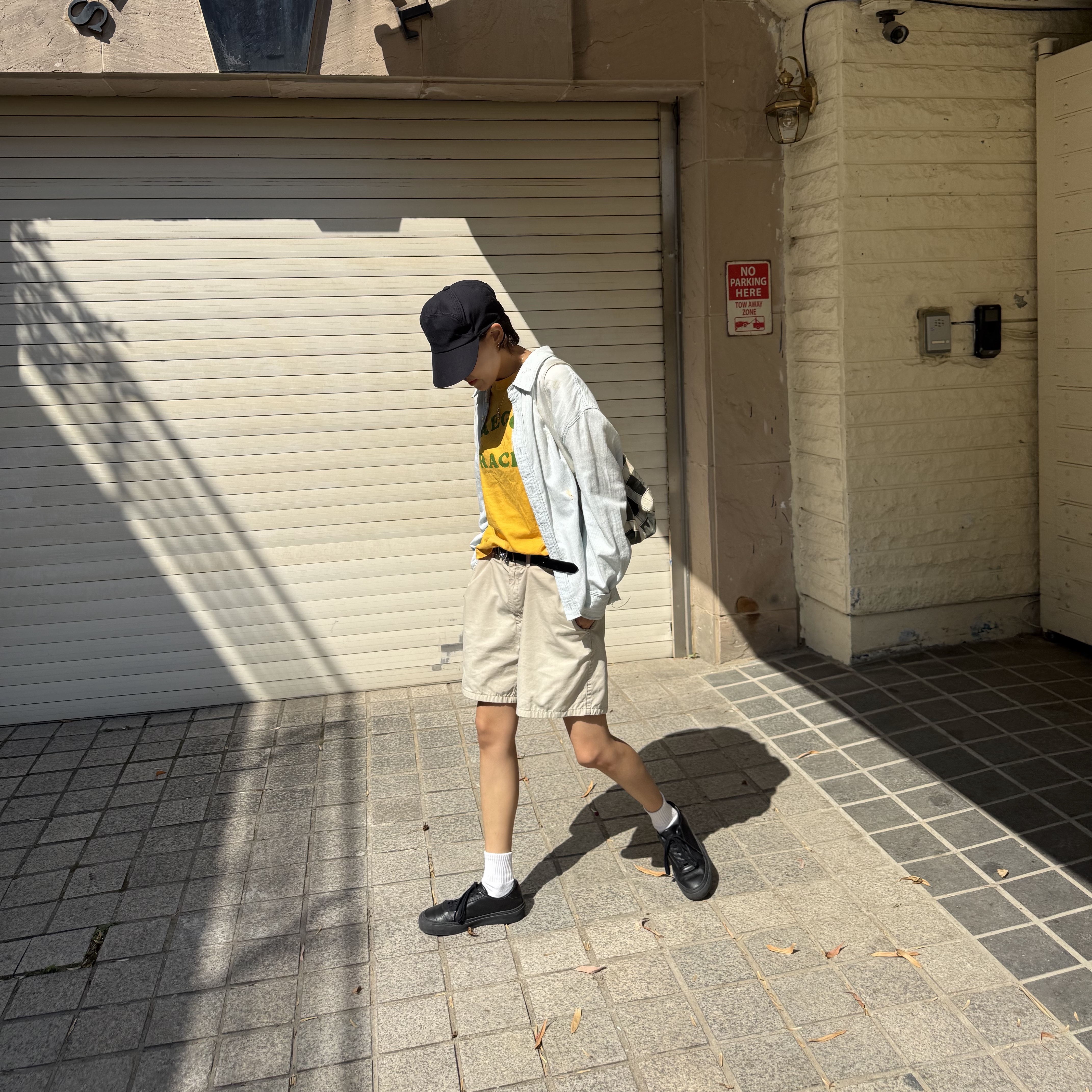 Y/Project Y Heart Buckle Leather Belt Black Silver - 23SS, Y/Project Y Belt Black 착용 스타일 - 1