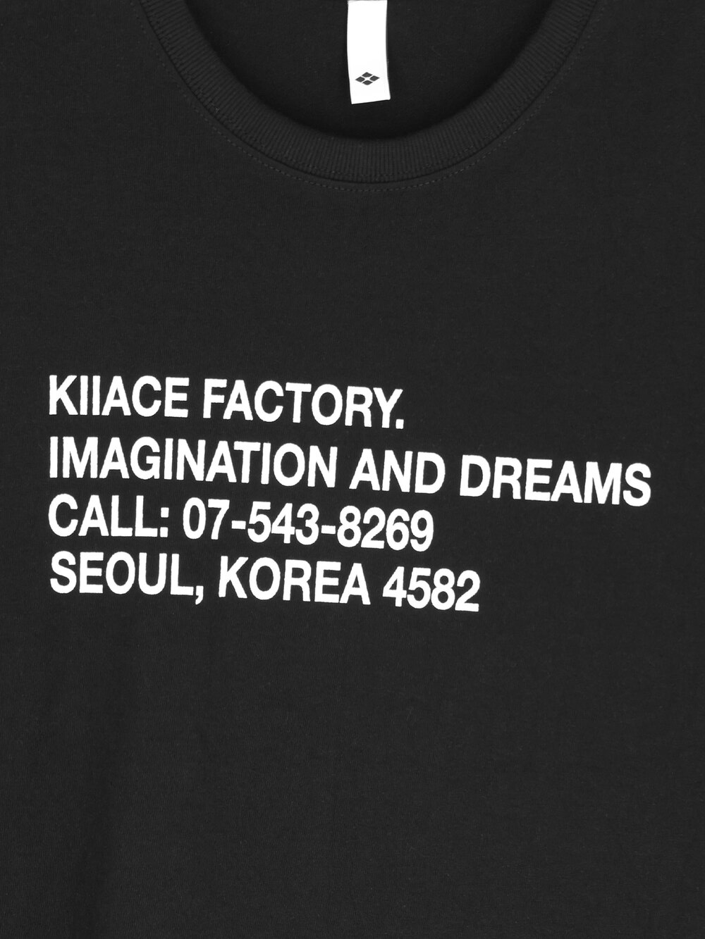키아세 팩토리 티셔츠 블랙(Kiiace Factory Tee Black) - 3