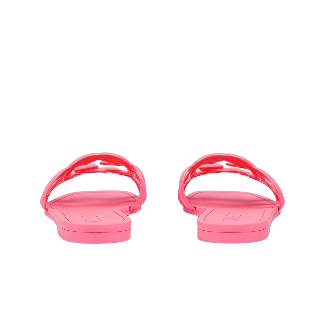 (W) 구찌 인터로킹 G 슬라이드 샌들 다크 핑크((W) Gucci Interlocking G Slide Sandals Dark Pink) - 3