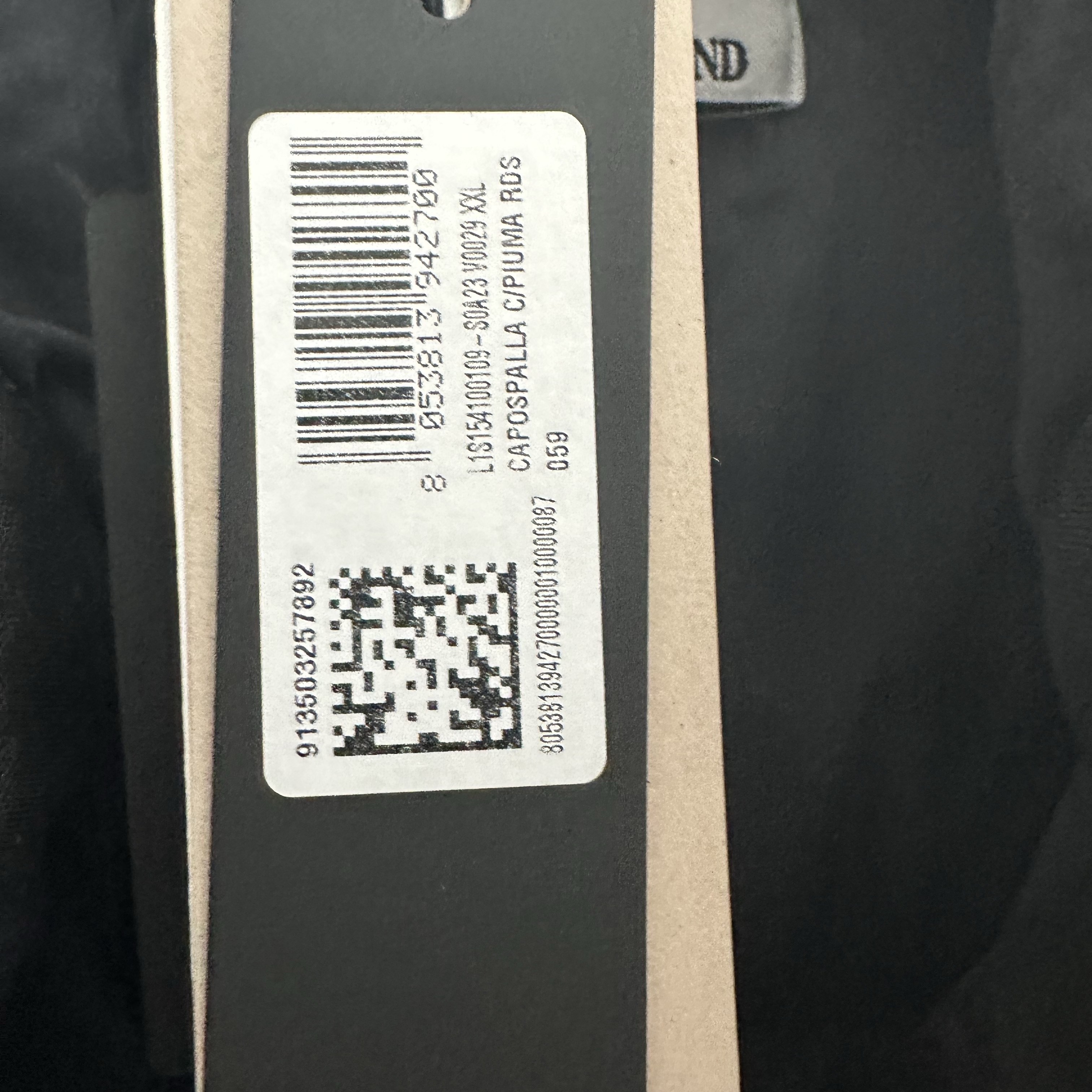 Stone Island 4100109 Crinkle Reps NY Down Jacket with Wind Resistance and Anti Drop Black - 26SS 착용 스타일 - 2