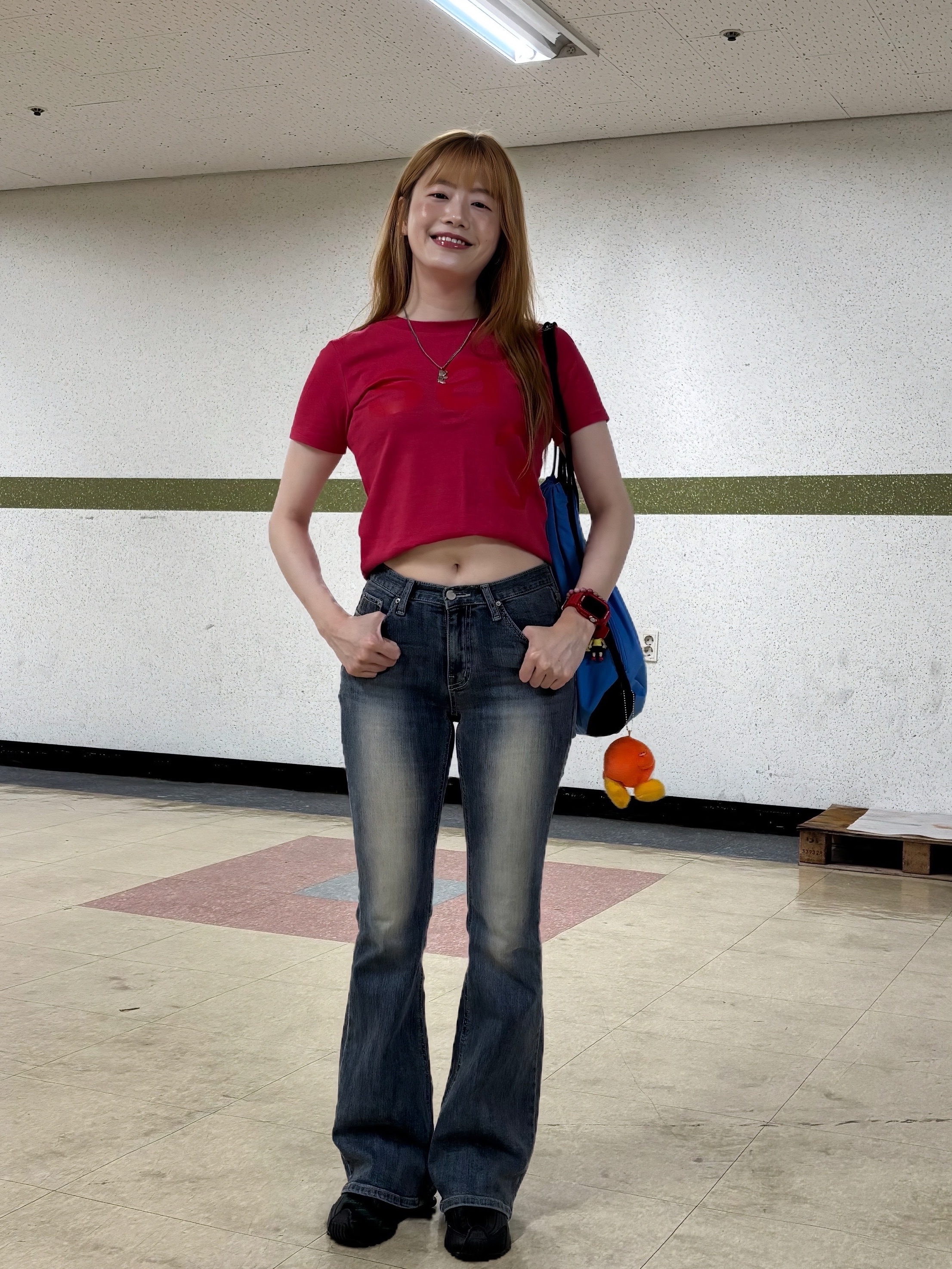 [KREAM 단독] Safarispot 1/2 Basic Safari T-Shirt Red, Heaven by Marc Jacobs Friendship Necklace Set Silver Ox (Set of 2) 착용 스타일 - 9