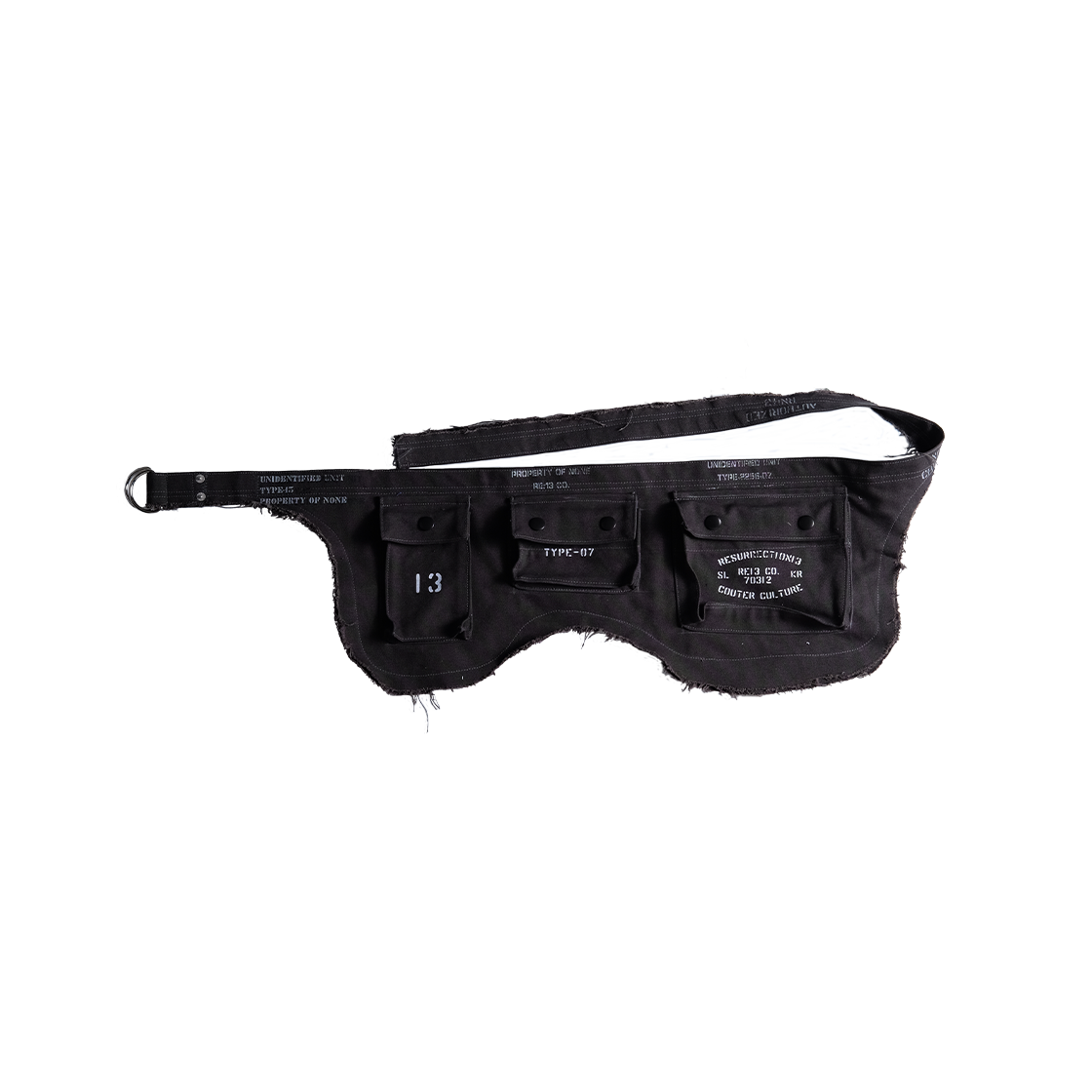 레저렉션13 타입-07 벨트백 챠콜(Resurrection13 Type-07 Belt Bag Charcoal)