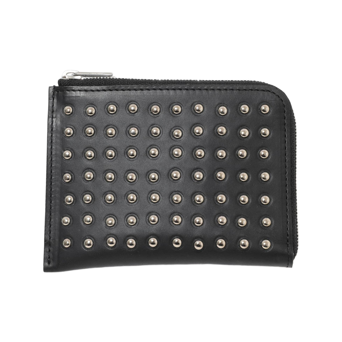 언더커버 UC2B9C01 오일드 레더 파우치 월렛 블랙 실버(Undercover UC2B9C01 Oiled Leather Pouch Wallet Black Silver)