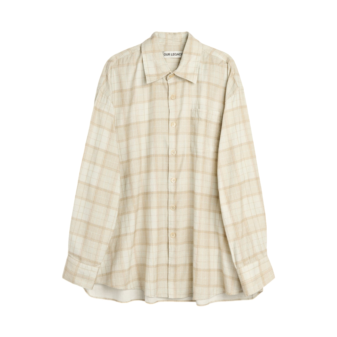 M4262BSC Our Legacy Borrowed Shirt Stella Check Print