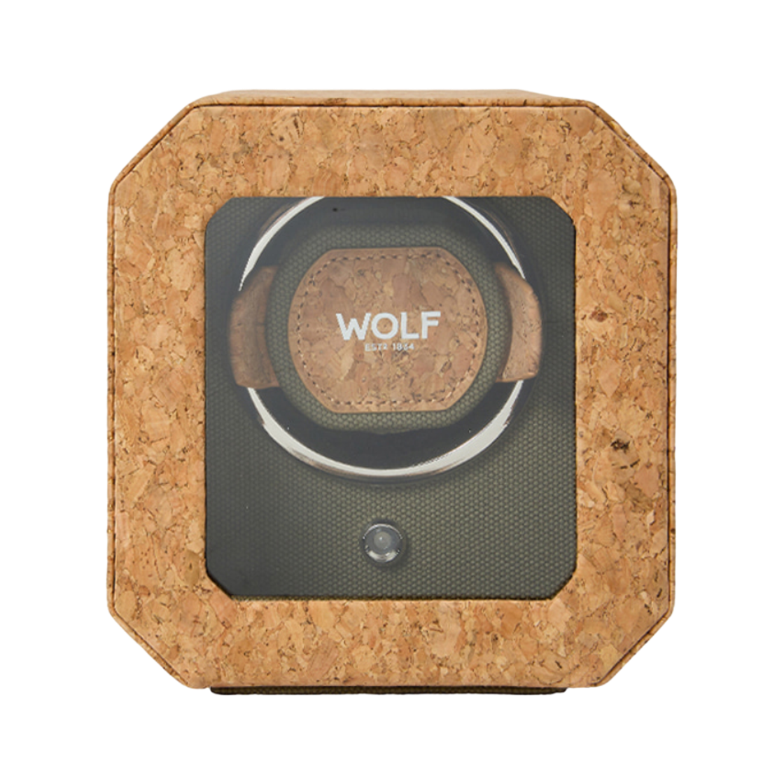 울프 1834 코르티카 싱글 워치 와인더 카키 그린(Wolf 1834 Cortica Single Watch Winder Khaki Green) - 1
