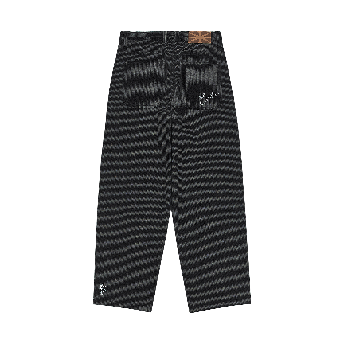이알티알 스트라이프 데님 팬츠 블랙(ERTR Stripe Denim Pants Black) - 2