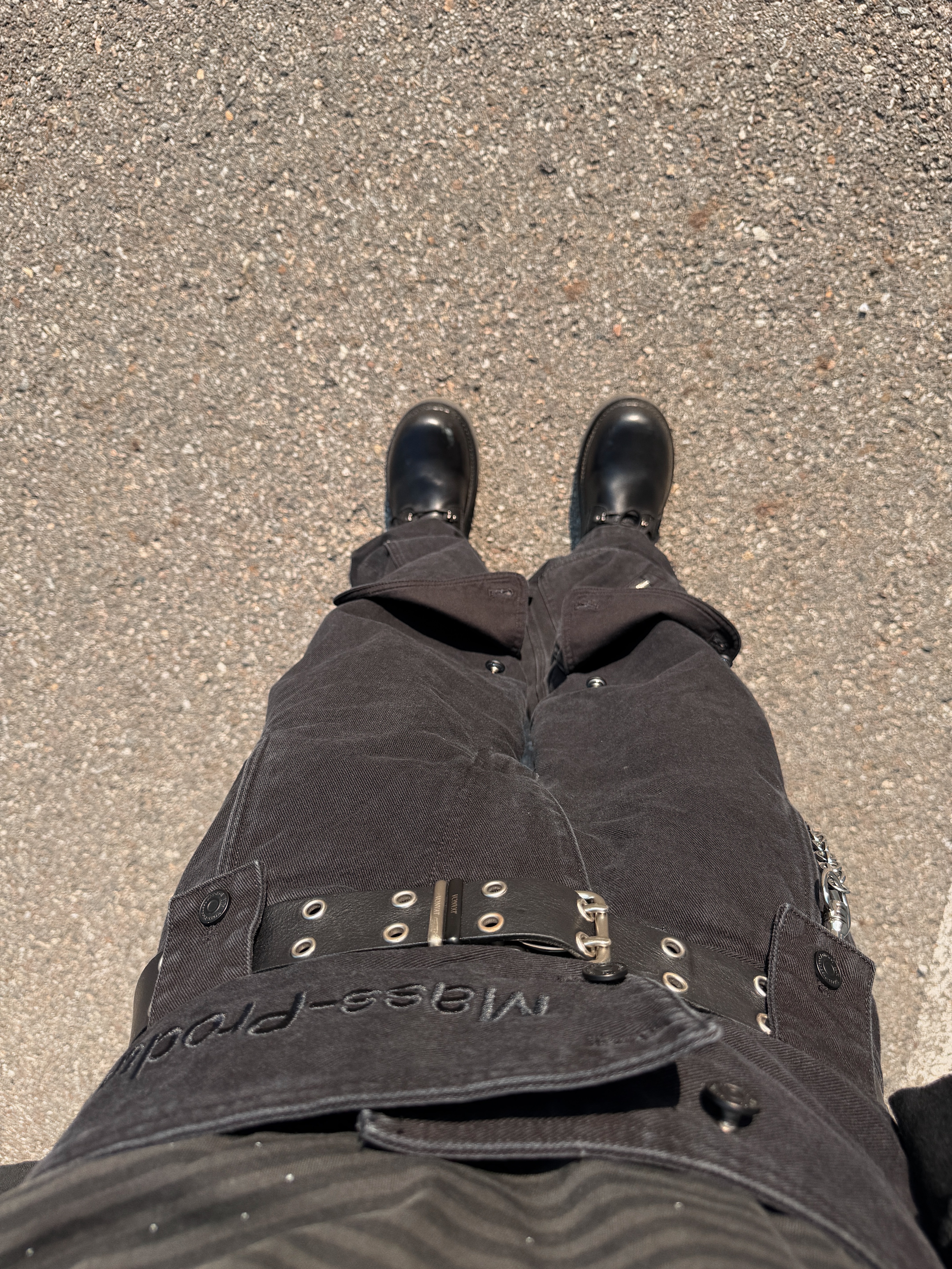 LOSTGARDEN Phantom, Plastic Product MPa Bag Pants Black 착용 스타일 - 5