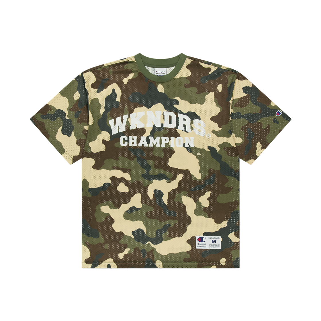 위캔더스 x 챔피온 메쉬 저지 카모(WKNDRS x Champion Mesh Jersey Camo)