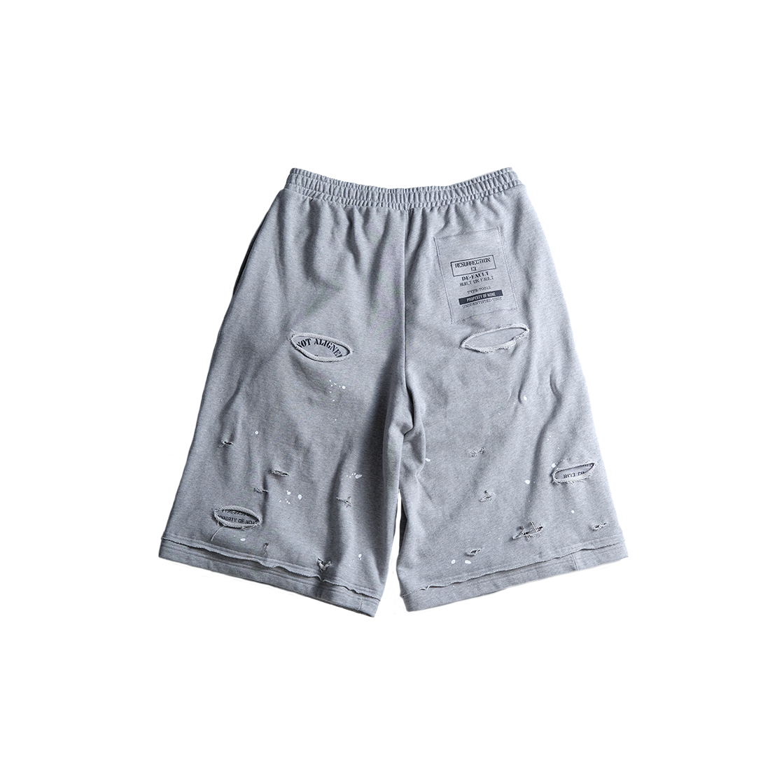 레저렉션13 폴트 빌트 스웻 쇼츠 그레이(Resurrection13 Fault-Built Sweat Shorts Grey) - 2
