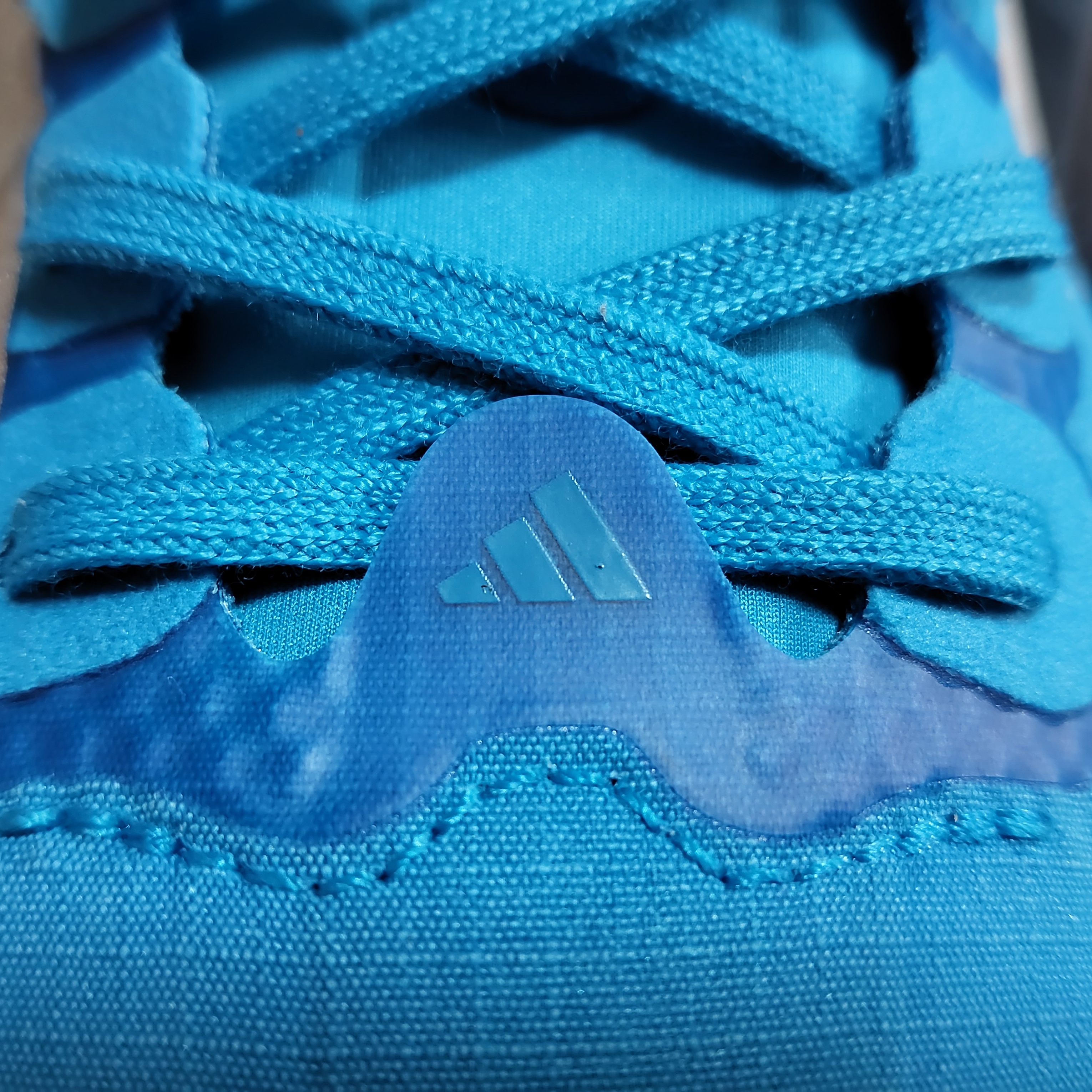 Adidas Adizero EVO SL Woven Solar Blue Silver Metallic 착용 스타일 - 4