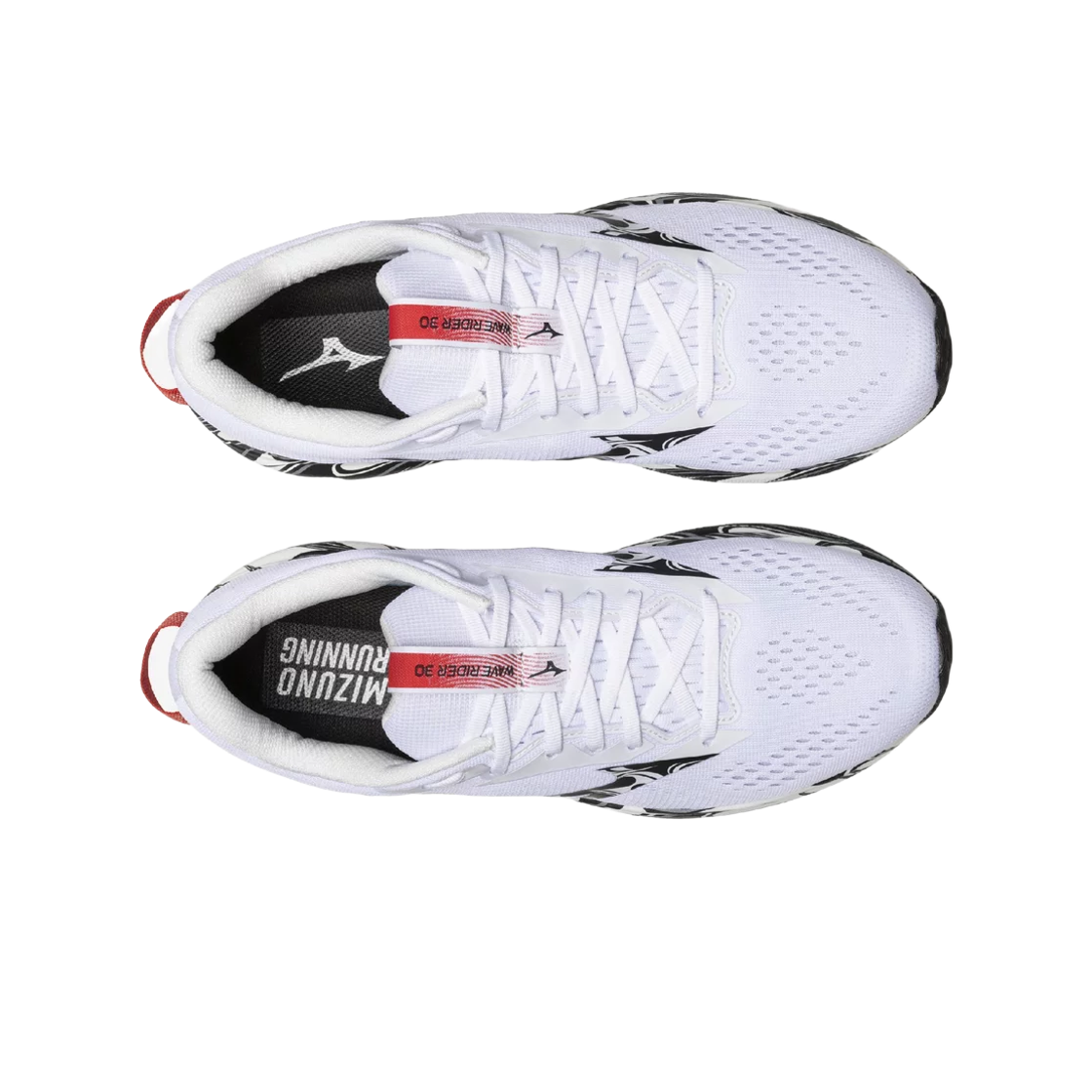 미즈노 웨이브 라이더 30 화이트 블랙(Mizuno Wave Rider 30 White Black) - 2