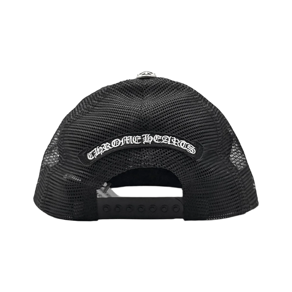 크롬하츠 세메터리 트러커 햇 블랙 핑크 (스크롤 라벨 버전)(Chrome Hearts Cemetery Trucker Hat  Black Pink (Scroll Label Ver.)) - 2