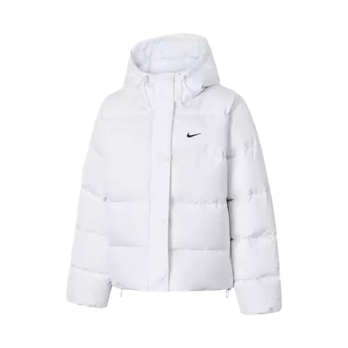 IH0728-100 (W) Nike NSW Metro Therma-Fit Loose Fit Hooded Padded Jacket White Black (IH0728-100)