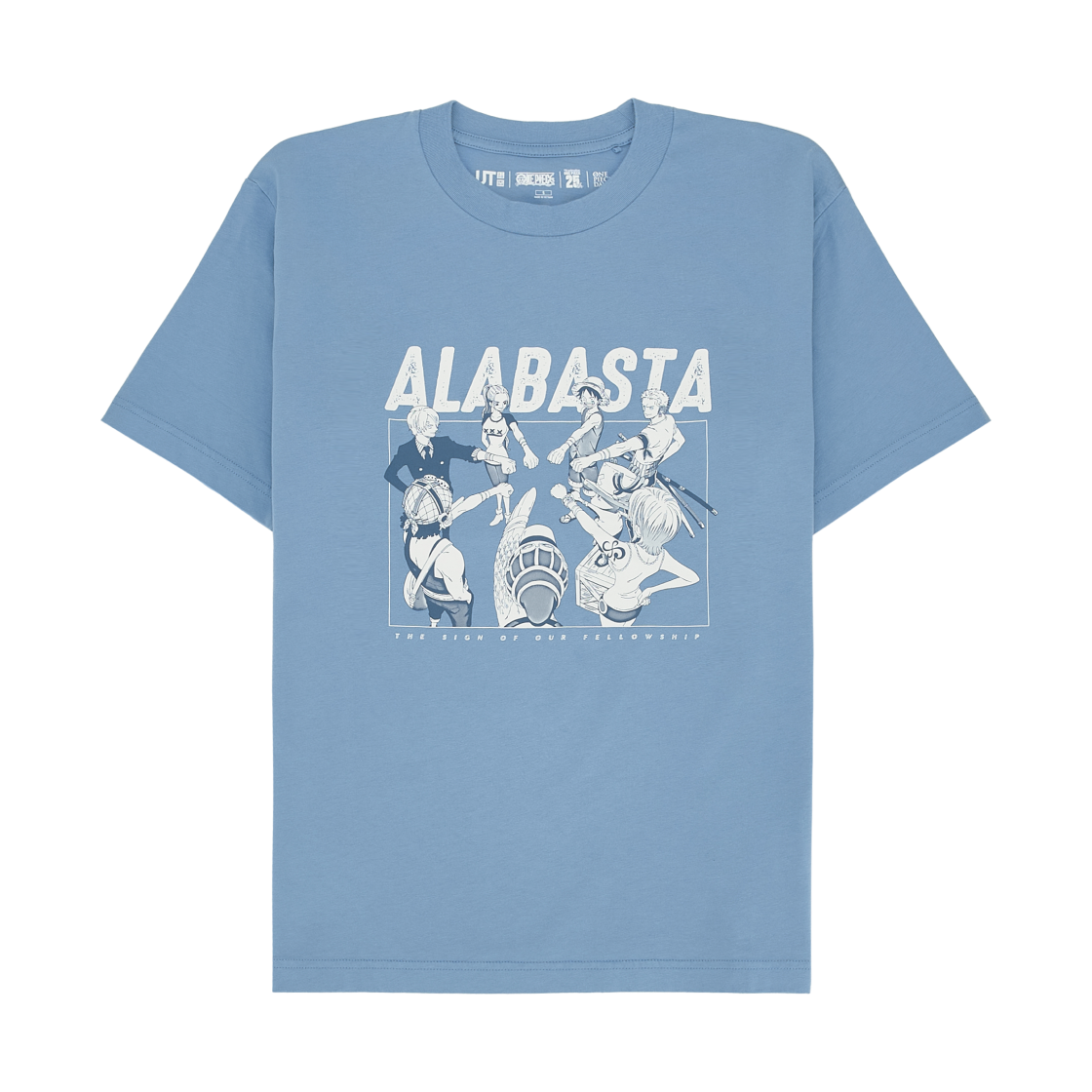 466155-61 Uniqlo UT One Piece 25th T-Shirt Blue