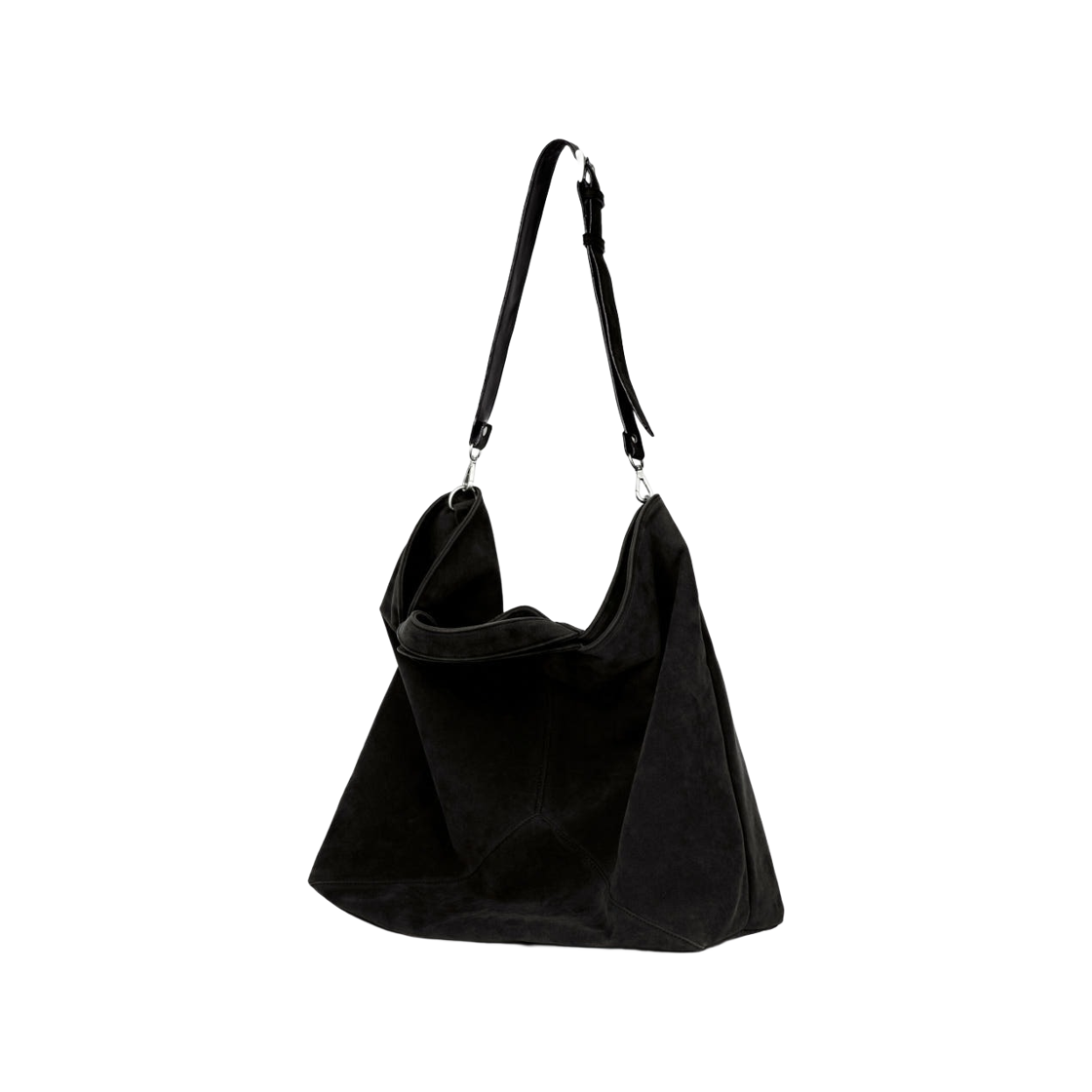 하아카이브 2웨 포 스웨이드백 블랙(Hah Archive 2Way Faux Suede Bag Black)