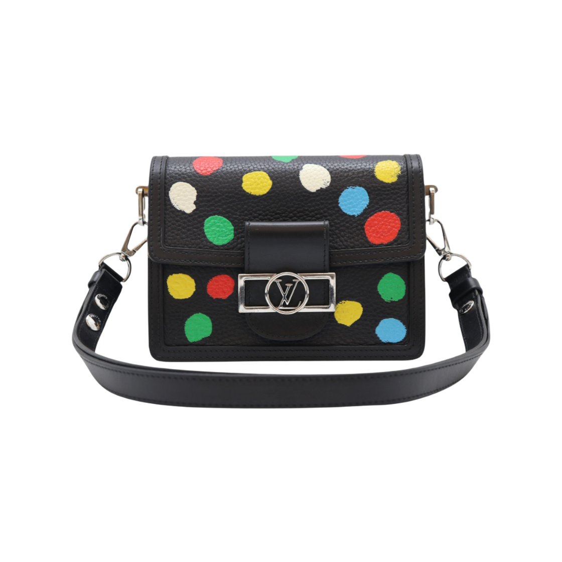 ITQTKPEODMJ8 Louis Vuitton Mini Dauphine Kusama Yayoi Chip M21750