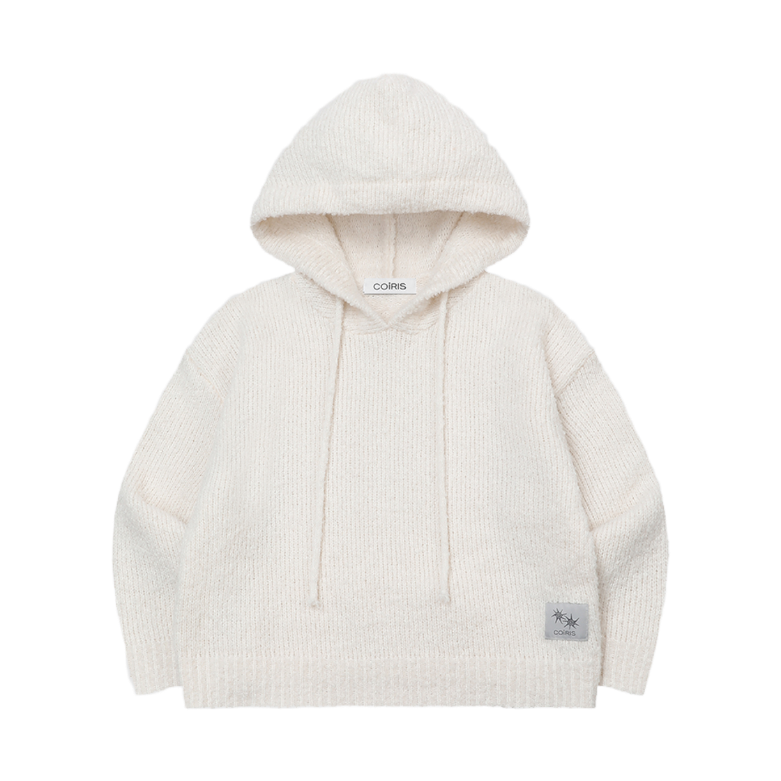 코이리스 포미 니트 후드 티 아이보리(Coiris Foamy Knit Hood T Ivory)