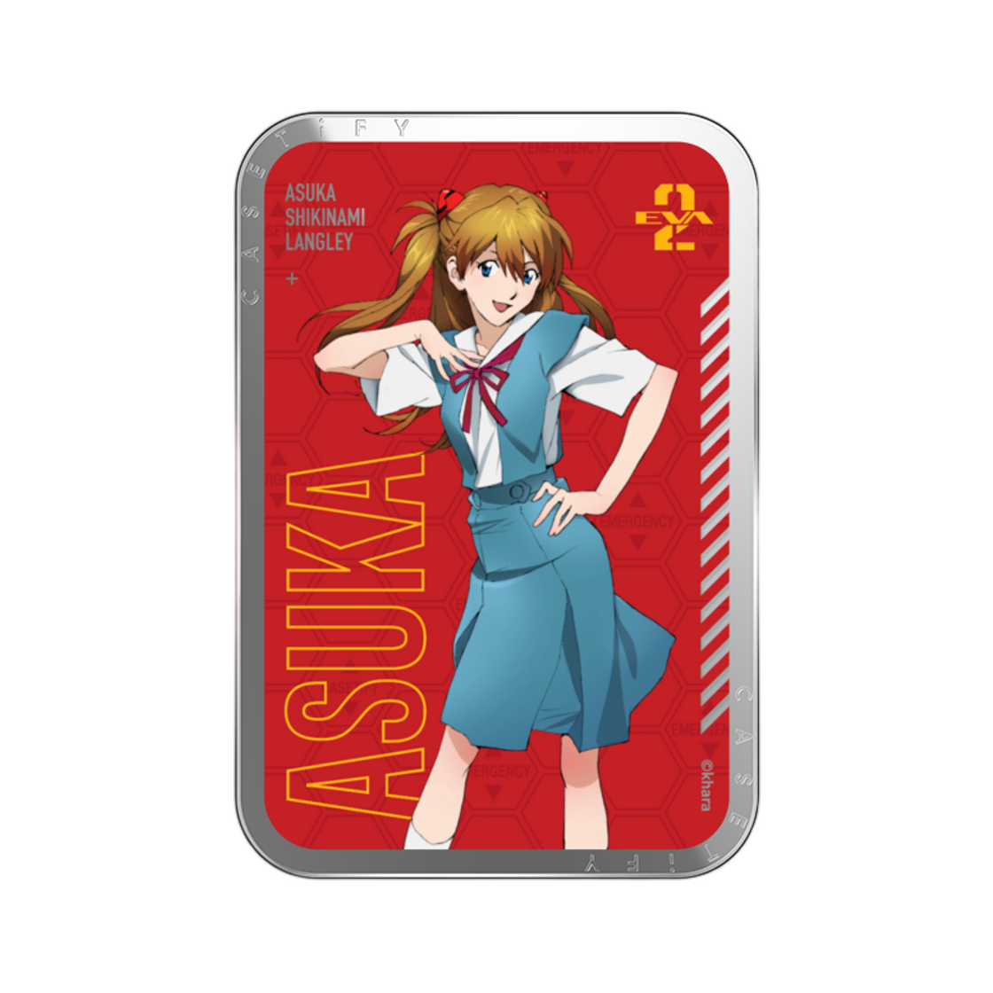 - Casetify x Evangelion Asuka Shikinami Langley Mirror Snappy Magsafe Cardholder Stand