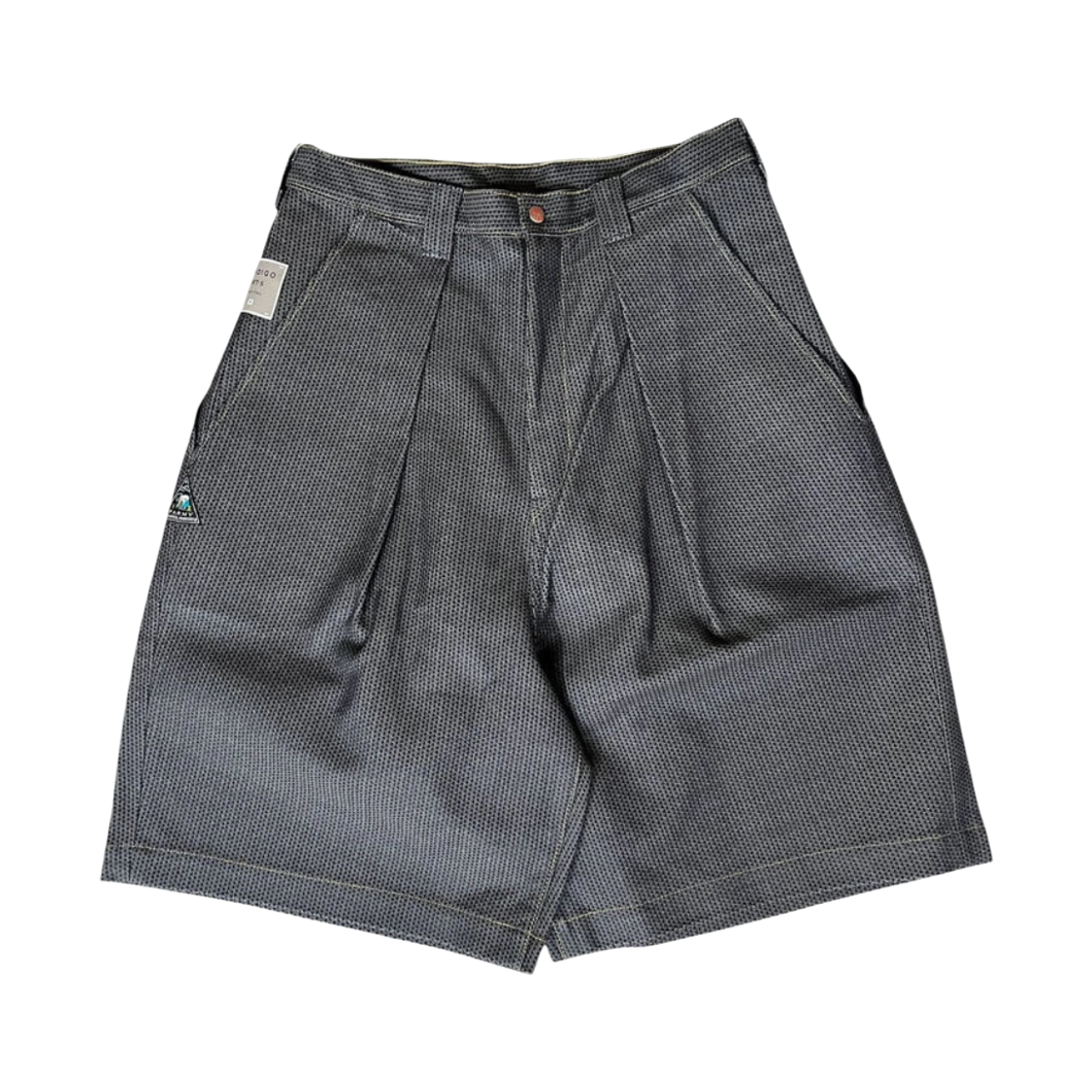 캐피탈 센츄리 데님 코메 코메 조츠 No. 7 수미(Kapital Century Denim Kome Kome Jorts No. 7 Sumi) - 1
