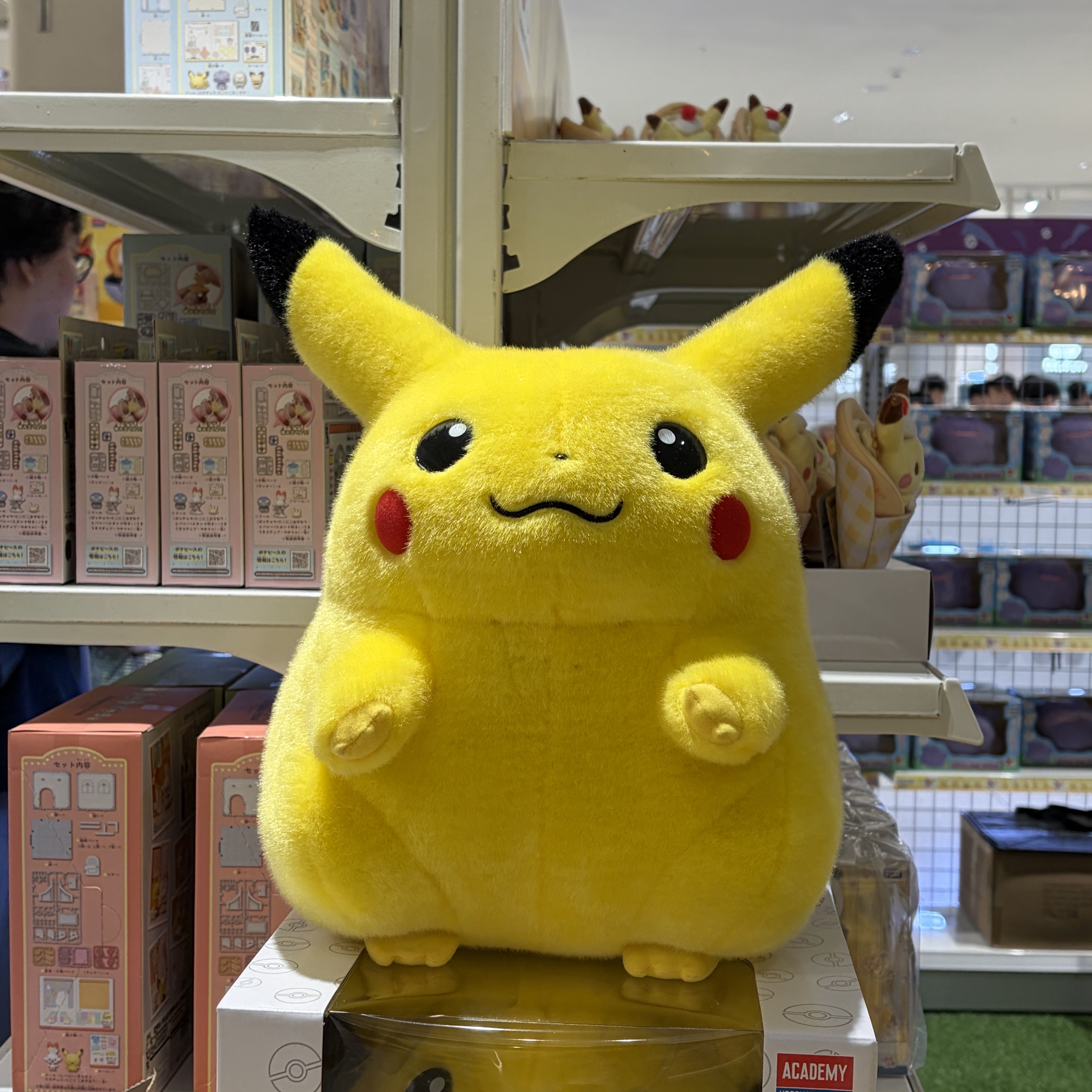 Pokemon Monster Collection 30th Anniversary Pikachu Okaeri! Plush 착용 스타일