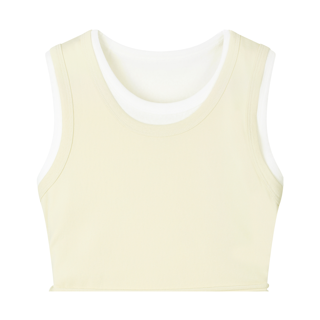 아크무어 뮤트 레이어 슬리브리스 옐로우(ARCMOOR Mute Layer Sleeveless Yellow) - 3