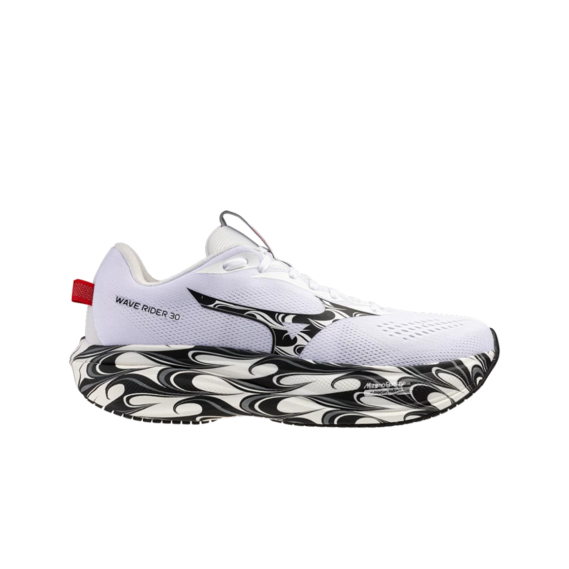 411630 / J1GU262381 Mizuno Wave Rider 30 White Black