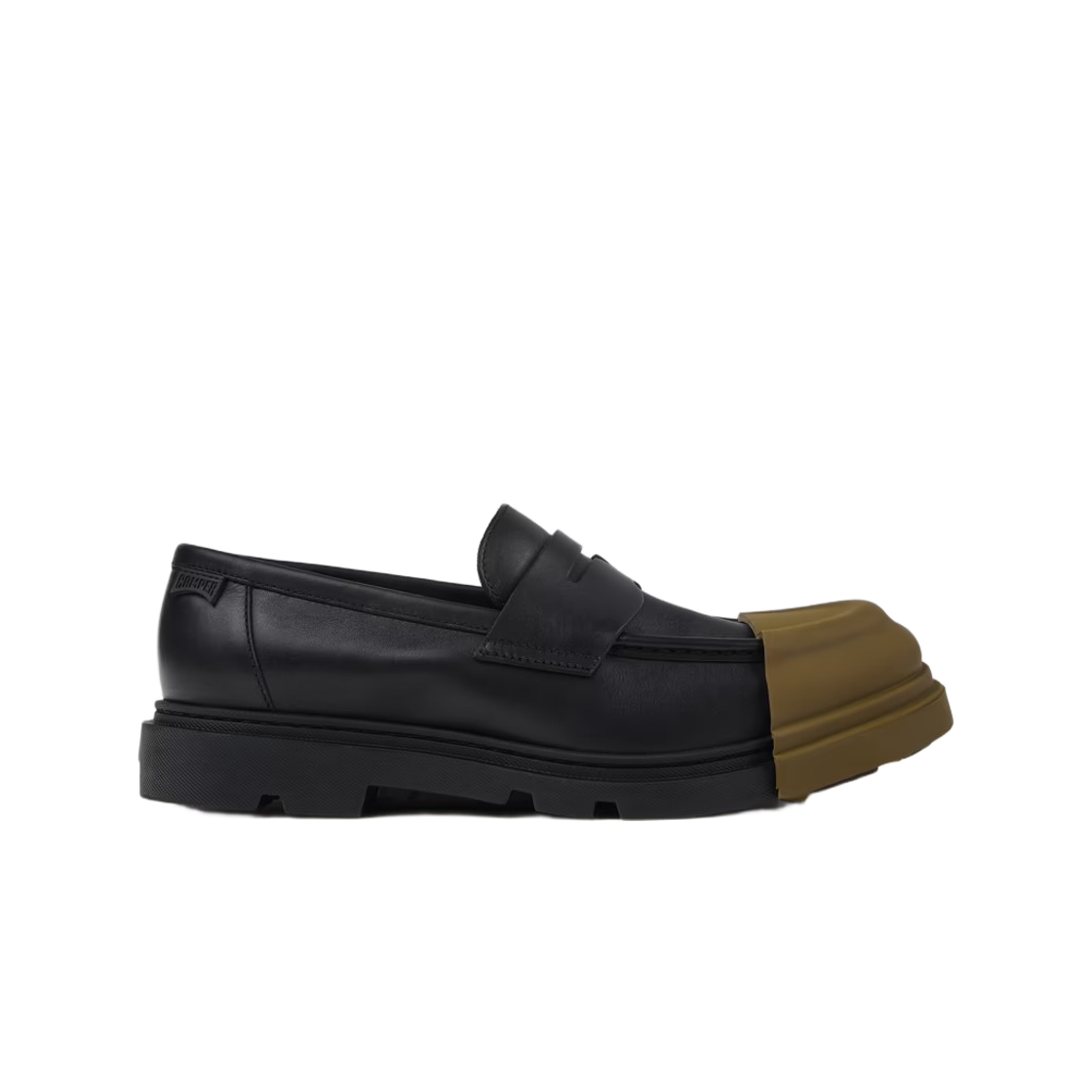 K100956-009 Camper Junction Calfskin Moccasin Black