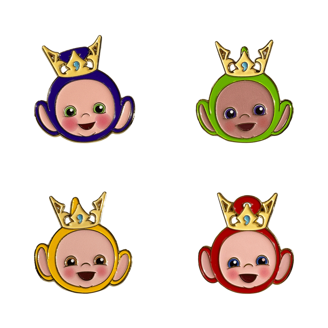 [텔레토비] 금관 핀 배지([Teletubbies] Brass Pin Badge)