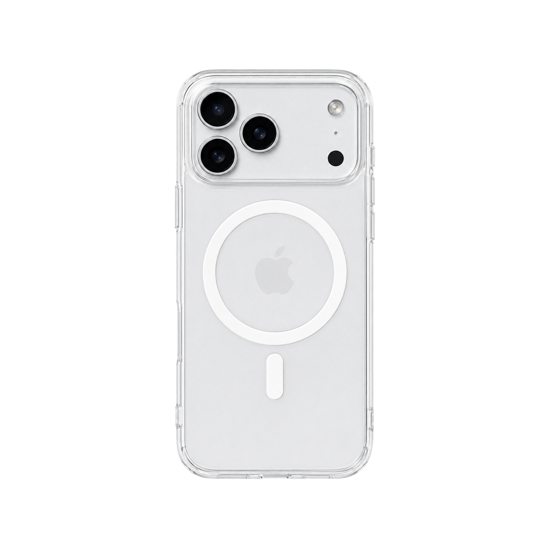 0090 NINETEENFRIDAY Double Magnetic Power Transparent Magsafe Case