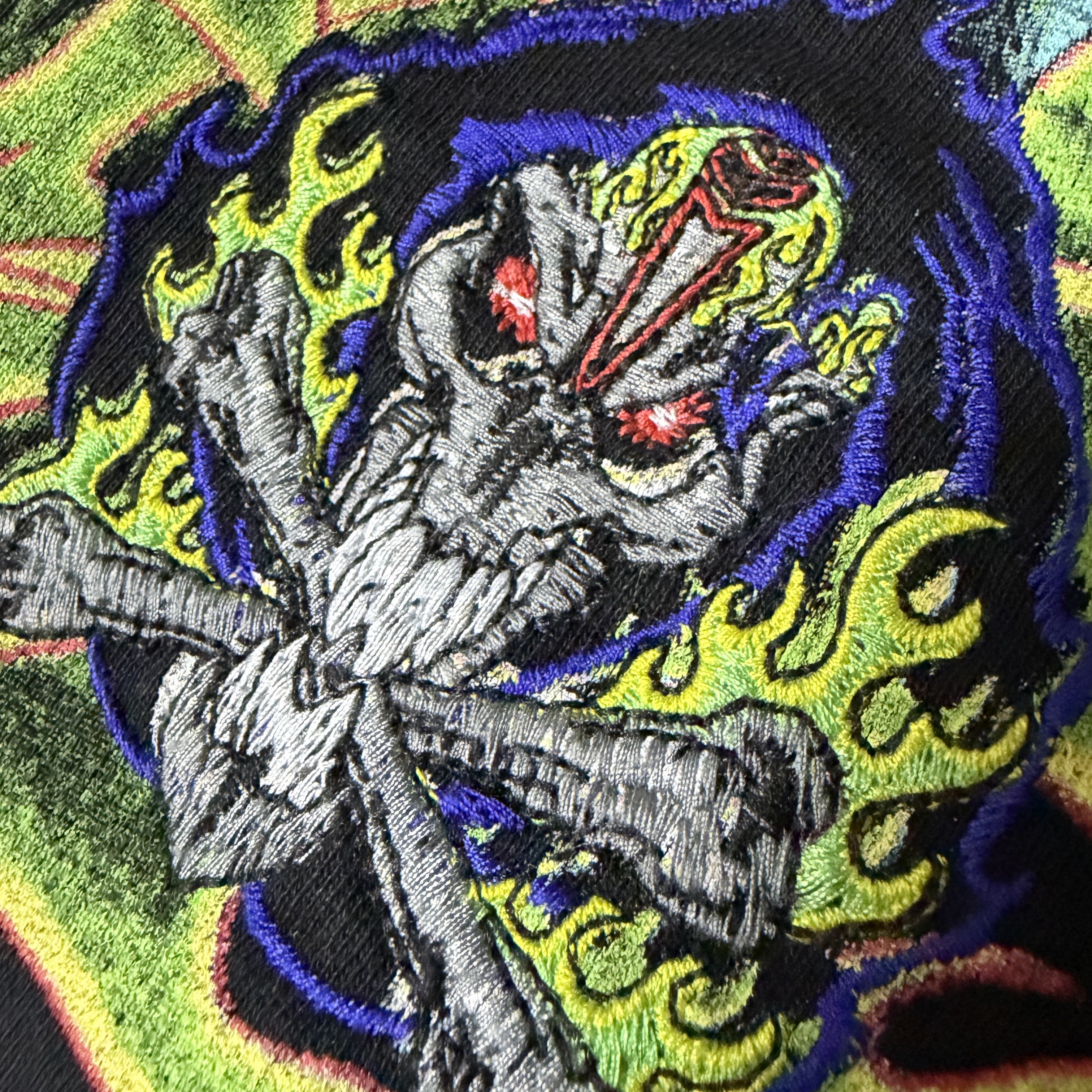Supreme Monster Jam Grave Digger Zip Up Hooded Sweatshirt Black - 26SS 착용 스타일 - 2