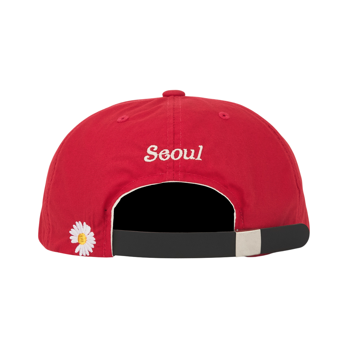 피스마이너스원 x 베르디 5 패널 볼캡 레드(Peaceminusone x Verdy 5 Panel Ball Cap Red) - 3