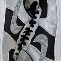 Nike Air Force 1 B Silver Snake 착용 스타일