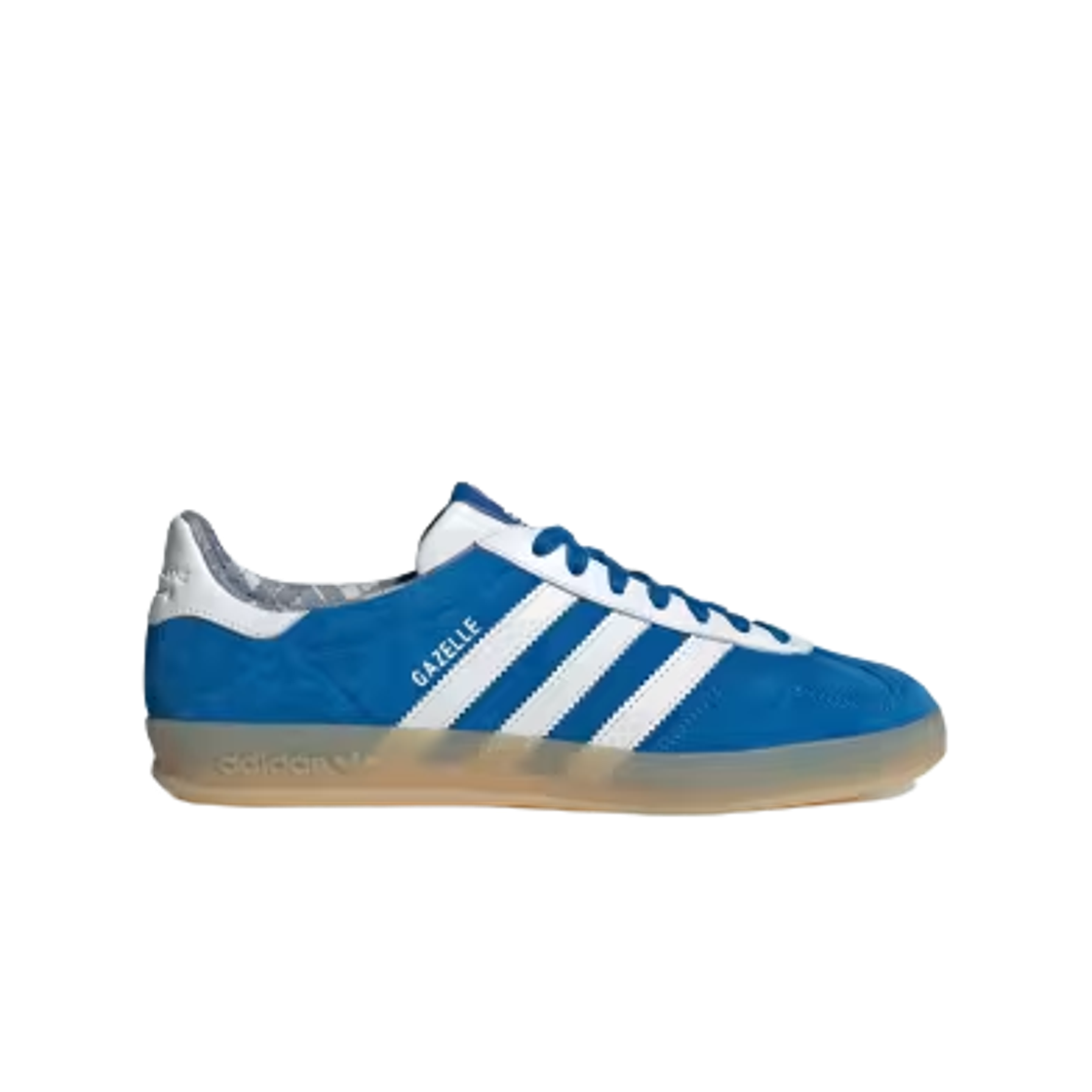 KJ3264 Adidas x Mercedes AMG F1 Team Gazelle Indoor Bluebird Cloud White Gum