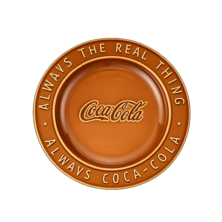 [KREAM 단독] 코카콜라 시그니처 세라믹 디저트 플레이트 2개입 브라운 CO-WPZ01GB([KREAM 단독] Coca-Cola Signature Ceramic Dessert Plates 2-Piece Set - Brown (CO-WPZ01GB)) - 2