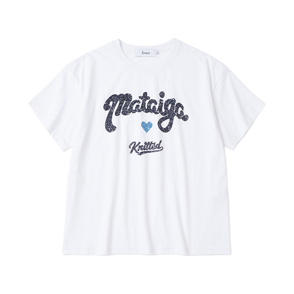 니티드 mataiga 크롭 티셔츠 화이트(Mataiga Crop T-Shirts WHITE)