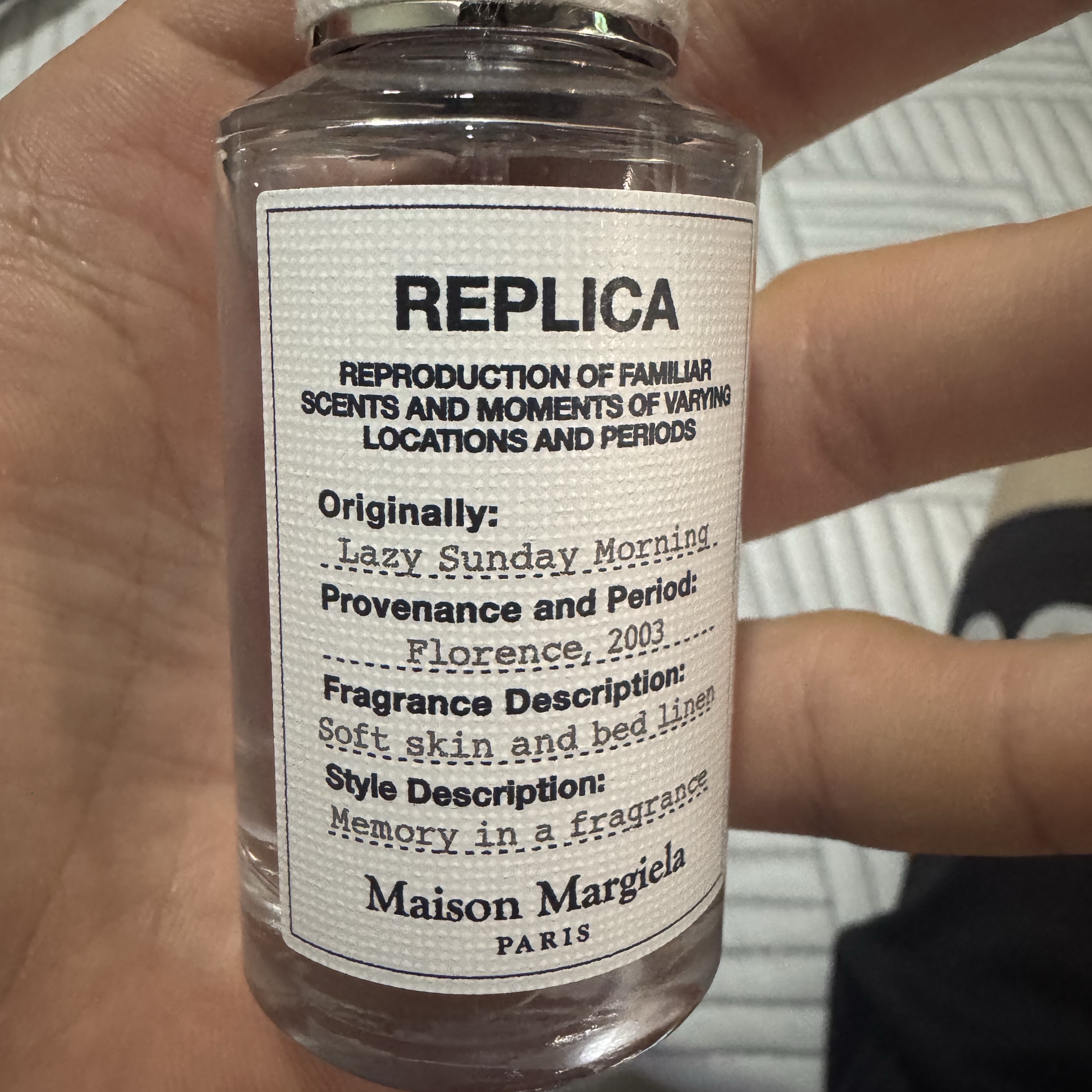 Maison Margiela Replica Lazy Sunday Morning Eau De Toilette 30ml 착용 스타일
