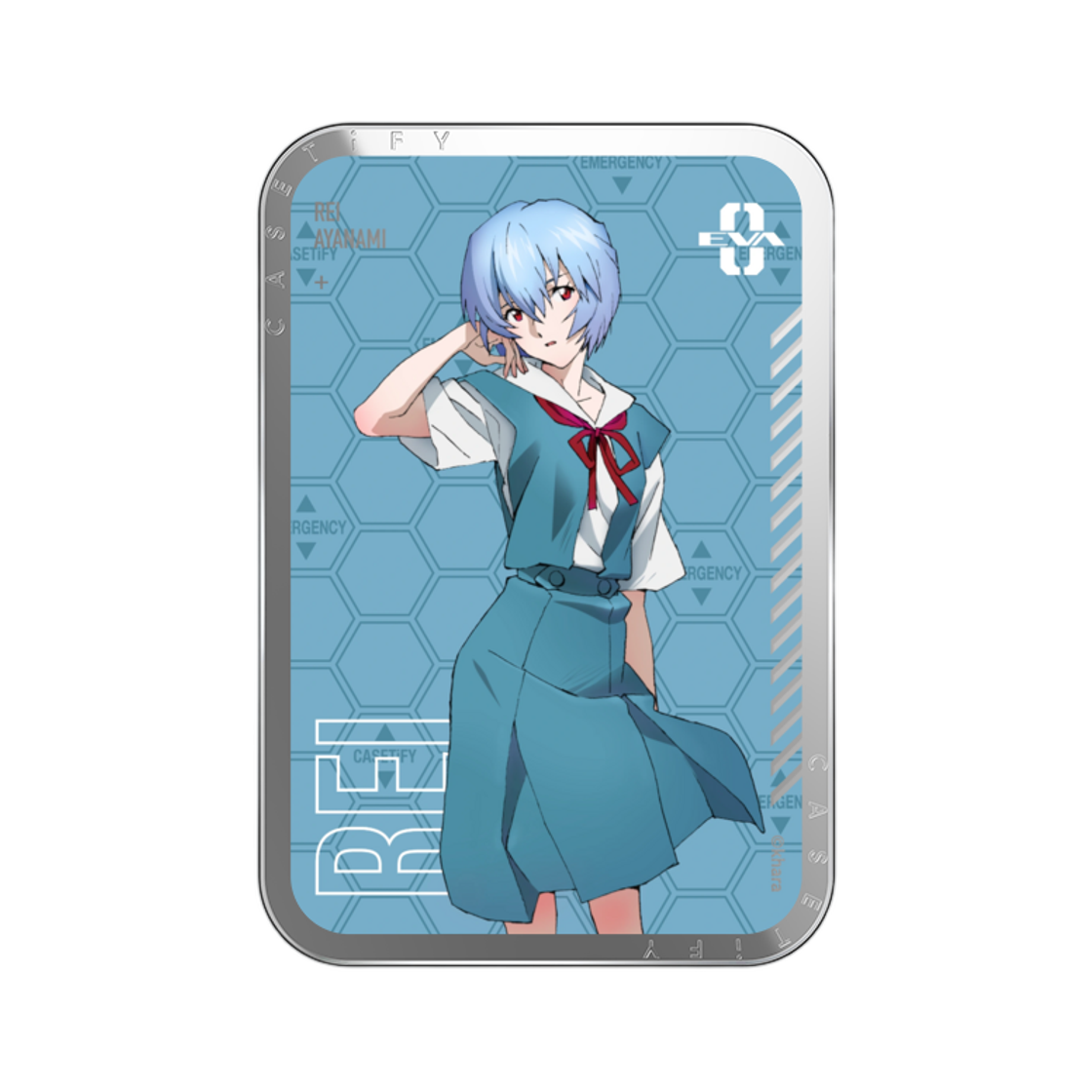 - Casetify x Evangelion Rei Ayanami Mirror Snappy Magsafe Cardholder Stand