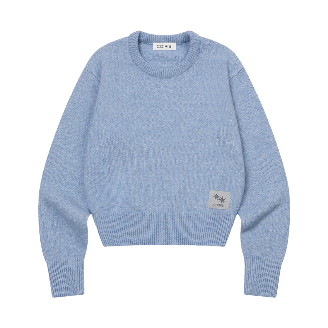 코이리스 플러프 라운드넥 크롭 니트 소라(Coiris Pluff R-Neck Crop Knit Sora)