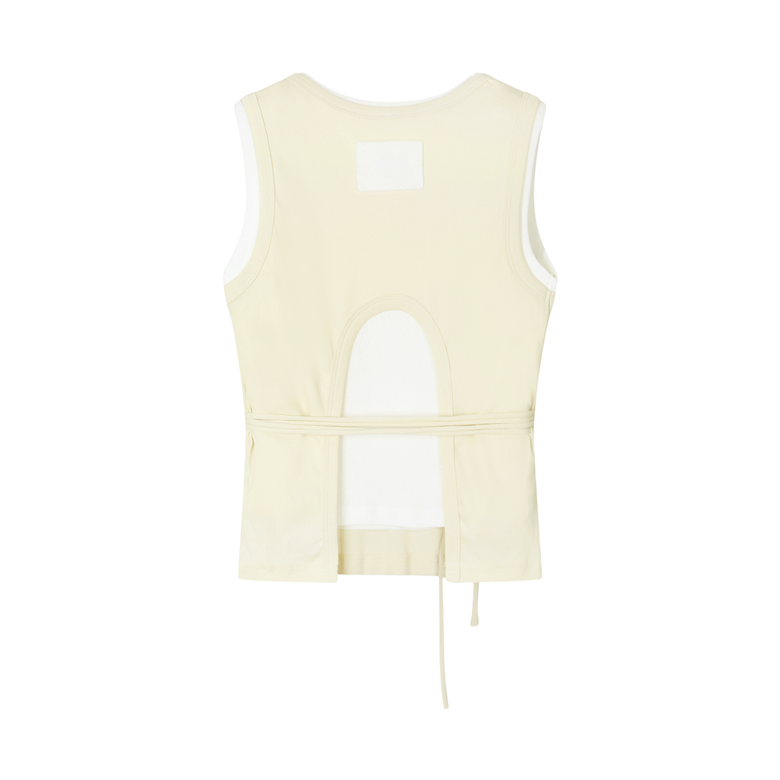 아크무어 뮤트 레이어 슬리브리스 옐로우(ARCMOOR Mute Layer Sleeveless Yellow) - 2