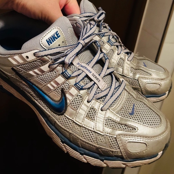 (W) Nike P-6000 Laser Blue 착용 스타일